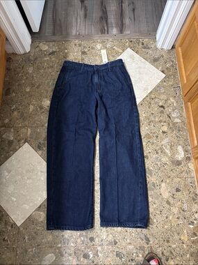 Banana Republic Dark Blue Straight-Leg Women's Jeans